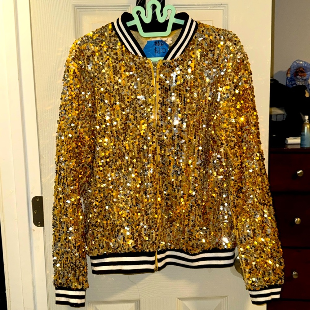 Glitter Gold Jacket